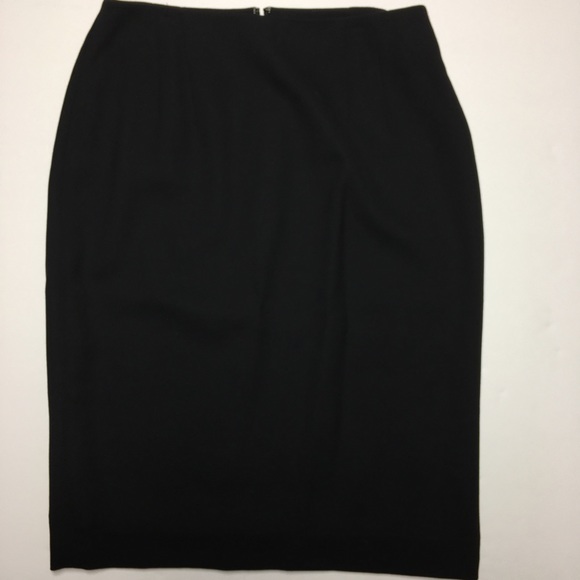 Ellen Tracy Women's Black Pencil Skirt Size 14 - Picture 1 of 7